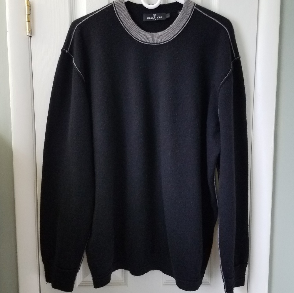black cashmere sweater